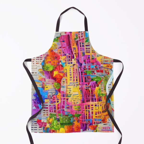 Item preview, colorful New York map designed and sold by ururuty.