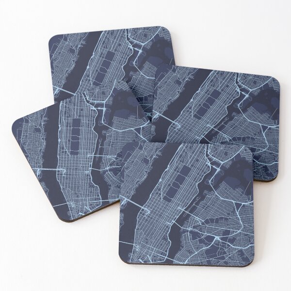 Item preview, City Streets (electric) - Lower Manhattan designed and sold by helenmakesmaps.