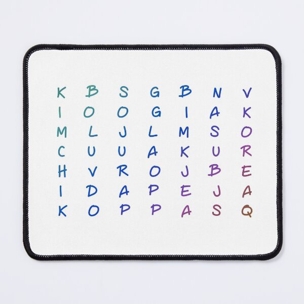 Item preview, Korean Crosswords colored designed and sold by Kdramaspot.