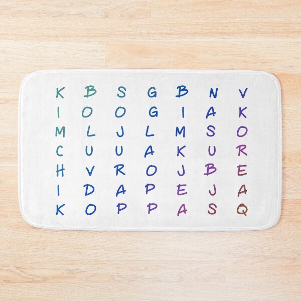 Item preview, Korean Crosswords colored designed and sold by Kdramaspot.