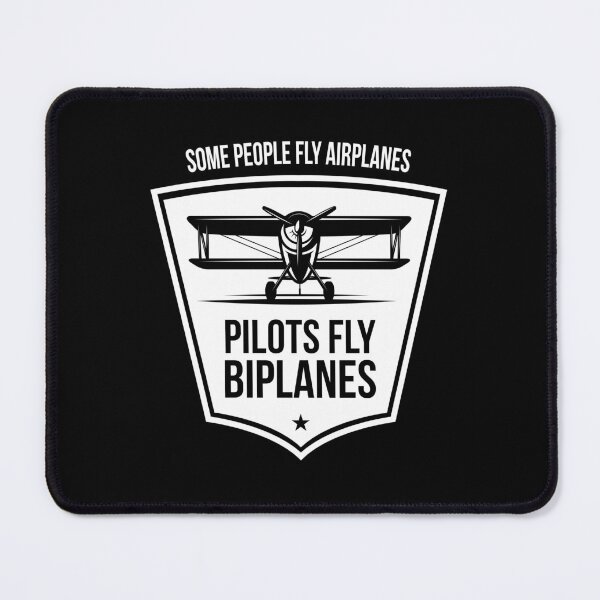 Item preview, Biplane Shirt - Some People Fly Airplanes Pilots Fly Biplanes designed and sold by stearman.