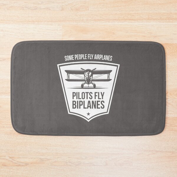 Item preview, Biplane Shirt - Some People Fly Airplanes Pilots Fly Biplanes designed and sold by stearman.