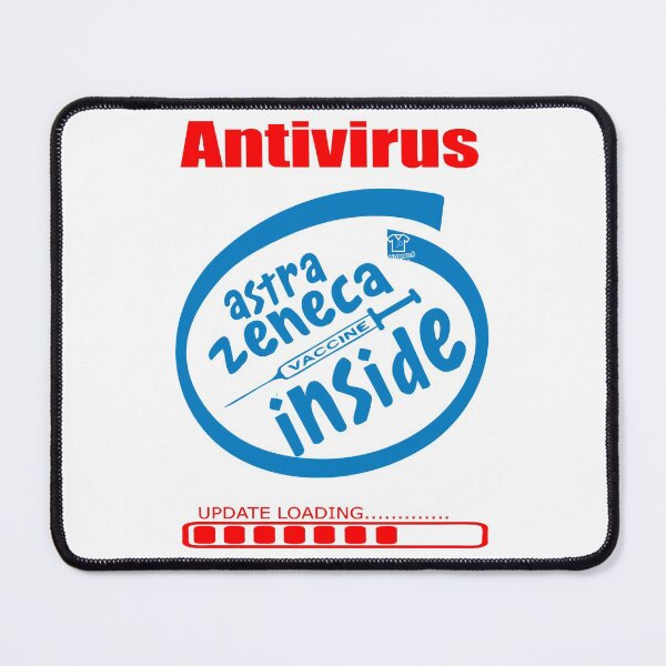 Item preview, ANTIVIRUS ASTRA ZENECA VACCINE INSIDE designed and sold by GwendolynMercia.