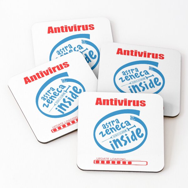 Item preview, ANTIVIRUS ASTRA ZENECA VACCINE INSIDE designed and sold by GwendolynMercia.