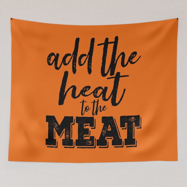 Item preview, Add the heat to the meat-grilling. designed and sold by DesignedBySnip.