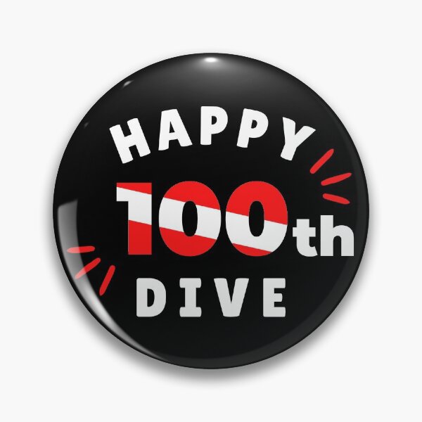Item preview, Happy 100th Dive designed and sold by StudioAquaLumos.