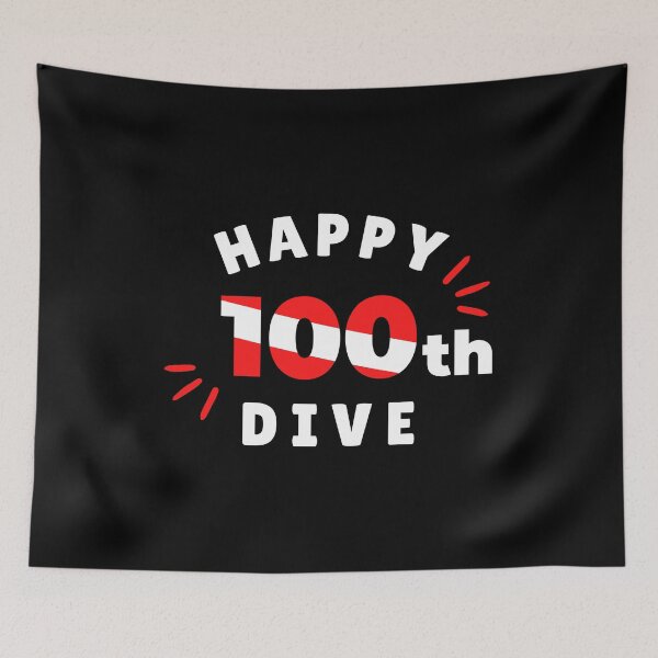 Item preview, Happy 100th Dive designed and sold by StudioAquaLumos.