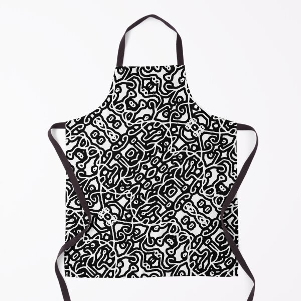 Item preview, Ethnic Black and White Pattern designed and sold by DFLC Prints.