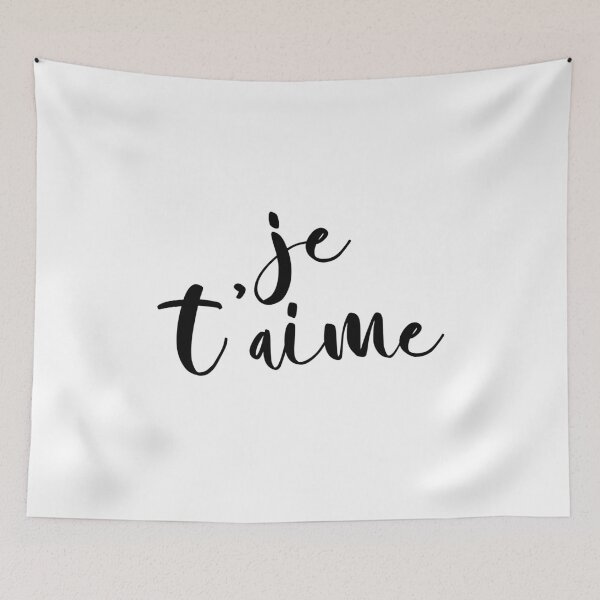 Item preview, je t'aime designed and sold by GirlGangPrints.