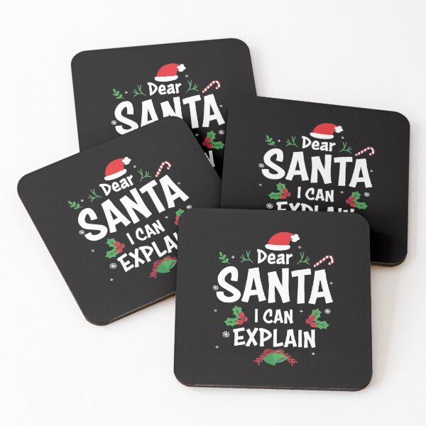 Item preview, Dear santa I can explain on the naughty list funny christmas santa  designed and sold by Majesticoo.