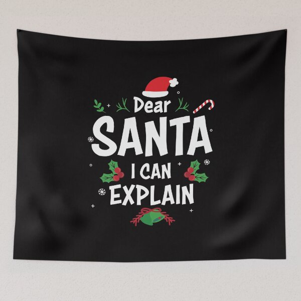 Item preview, Dear santa I can explain on the naughty list funny christmas santa  designed and sold by Majesticoo.