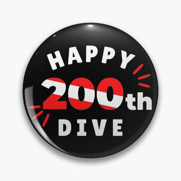 Item preview, Happy 200th Dive designed and sold by StudioAquaLumos.