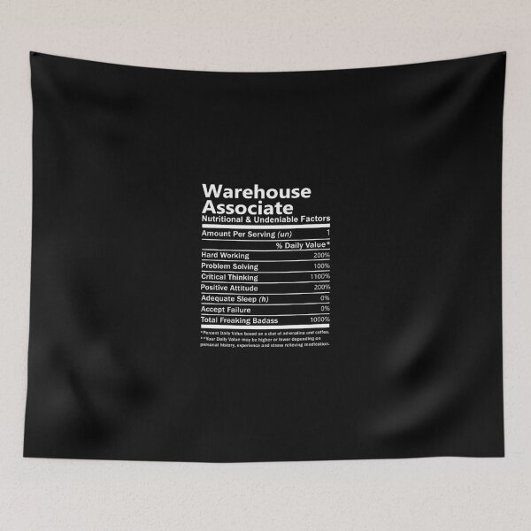 Item preview, Warehouse Associate T Shirt - Nutritional and Undeniable Factors Gift Item Tee designed and sold by oslandefren.