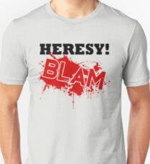 Camiseta ajustada ¡Herejía! BLAM