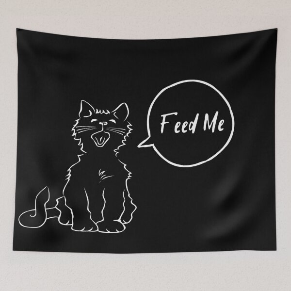 Item preview, Feed Me (Cat) designed and sold by Nesro34.