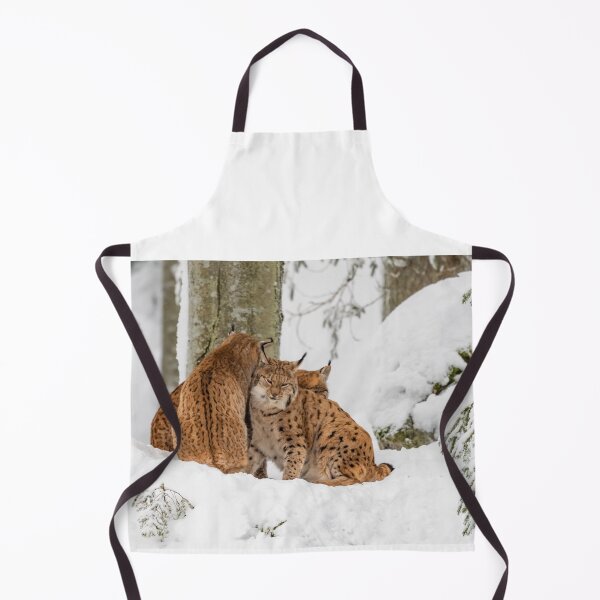 Item preview, Time to cuddle, lynx in the snow designed and sold by Ingo Gerlach.