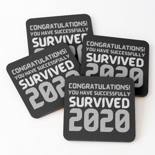 Item preview, Congratulations! You Have Successfully Survived 2020 Happy New Years Eve Funny Cheerful Memes Slogan New years Man's & Woman's designed and sold by Wanneer T-shirts Praten.