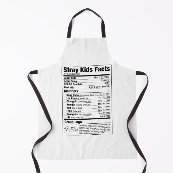 Item preview, Stray Kids Kpop Nutritional Facts designed and sold by skeletonvenus.