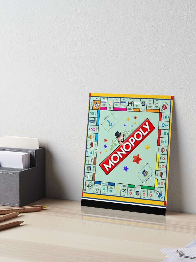 Monopoly Board Game Classic Art Board Print for Sale by JamesLeoBrooks