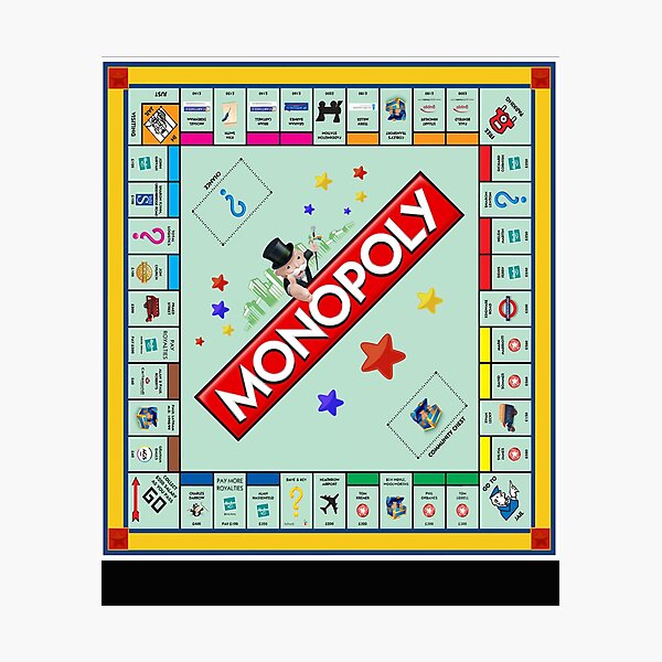 Monopoly Board Game Classic Photographic Print for Sale by JamesLeoBrooks