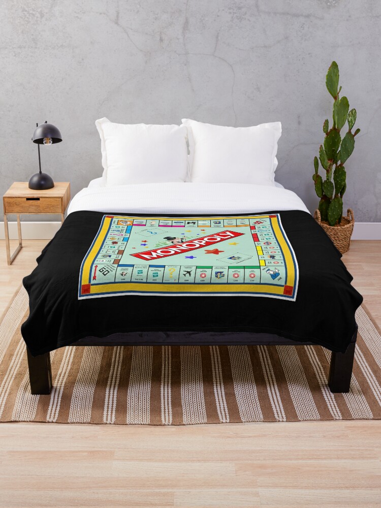 Monopoly Board Game Classic | Throw Blanket