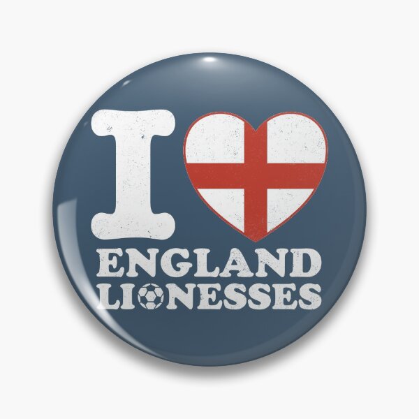 Item preview, I Heart England Lionesses - England Football designed and sold by Numero14.