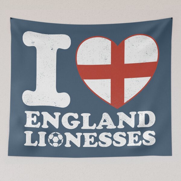 Item preview, I Heart England Lionesses - England Football designed and sold by Numero14.