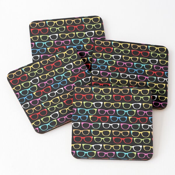 Item preview, Colorful Hipster Eyeglasses Pattern Cute And Beautiful Eyeglasses Pattern designed and sold by SeemDev786.