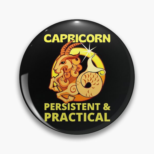Item preview, Capricorn Horned Goat Zodiac Sign Earth Element Astrology designed and sold by RGRamsey.