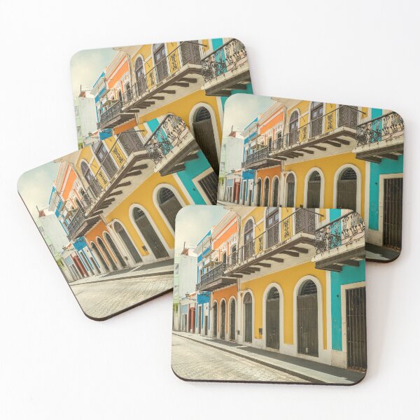 Item preview, Colorful houses in old San Juan, Puerto Rico designed and sold by Mikołaj Niemczewski.