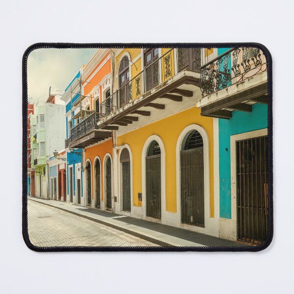 Item preview, Colorful houses in old San Juan, Puerto Rico designed and sold by Mikołaj Niemczewski.