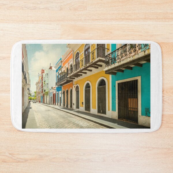 Item preview, Colorful houses in old San Juan, Puerto Rico designed and sold by Mikołaj Niemczewski.