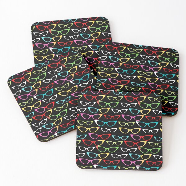 Item preview, Colorful Hipster Eyeglasses Pattern Cute And Beautiful Eyeglasses Pattern designed and sold by SeemDev786.