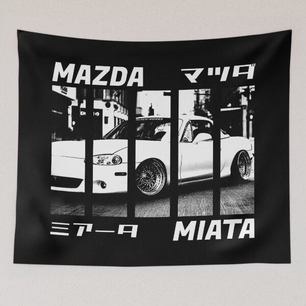 Item preview, Mazda Miata MX-5 NB Black 'N White 3 (Black Version) designed and sold by Cero81.