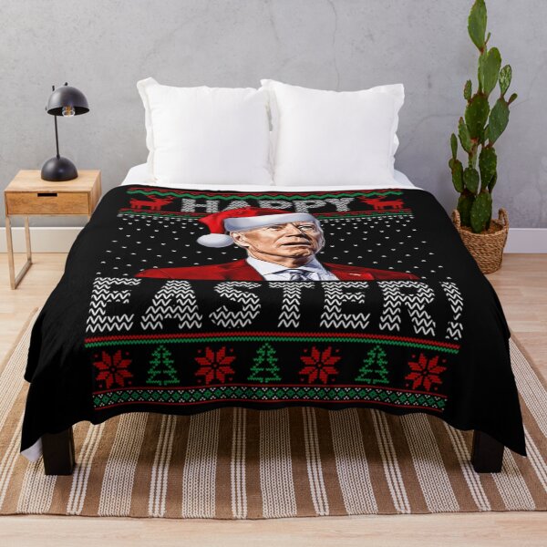 Item preview, Funny Joe Biden Happy Easter Ugly Christmas Sweater Pullover Hoodie designed and sold by NielsenLandry.