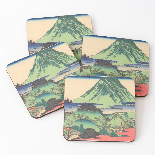 Item preview, Beautiful Japanese Art:: Torii Gate in front of Mountains and Lake.  designed and sold by asiatique.