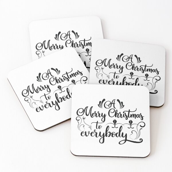 Item preview, "A MERRY CHRISTMAS TO EVERYBODY"-T-shirts ,stickers ,gift cards ,hoodie ,posters ,caps etc. designed and sold by Designerstown.