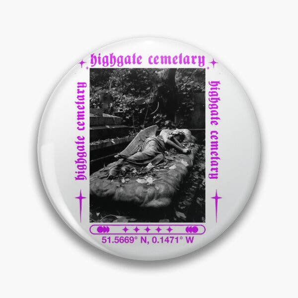 Item preview, Natural Beauty Cemetery Gravestone Death Film Highgate Cemetary Retro Wave designed and sold by ElbertPineapple.