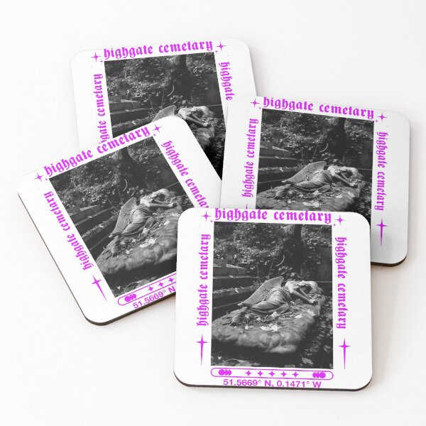 Item preview, Natural Beauty Cemetery Gravestone Death Film Highgate Cemetary Retro Wave designed and sold by ElbertPineapple.
