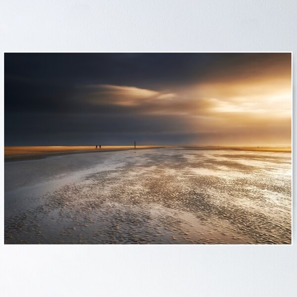 Item preview, Dramatic Sky on Formby Beach designed and sold by Lenscraft by Robin Whalley.