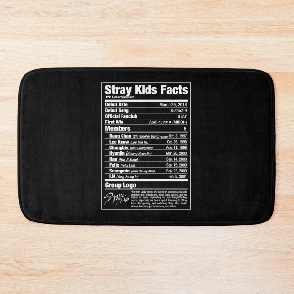Item preview, Stray Kids Kpop Nutritional Facts 2 designed and sold by skeletonvenus.