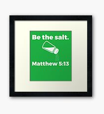 The Salt Matthew Framed Print