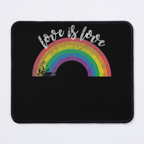 Item preview, Gay Pride Vintage Rainbow LGBT Love Is Love T-Shirt designed and sold by NielsenLandry.