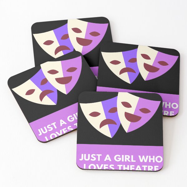 Item preview, Just a Girl Who Loves Theatre gift designed and sold by Best Seller ⭐⭐⭐⭐⭐ (586).