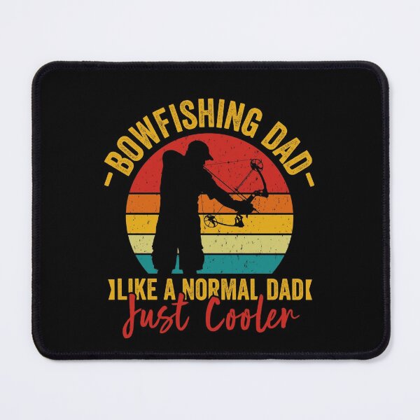 Bowfishing dad like a normal dad just cooler vintage design bow fishing  style  Sticker for Sale by QUEEN-WIVER