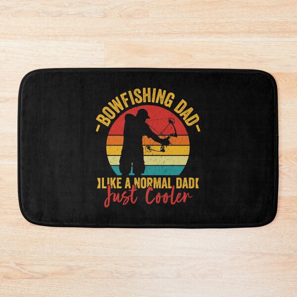 Item preview, Bowfishing dad like a normal dad just cooler vintage design bow fishing style  designed and sold by QUEEN-WIVER.