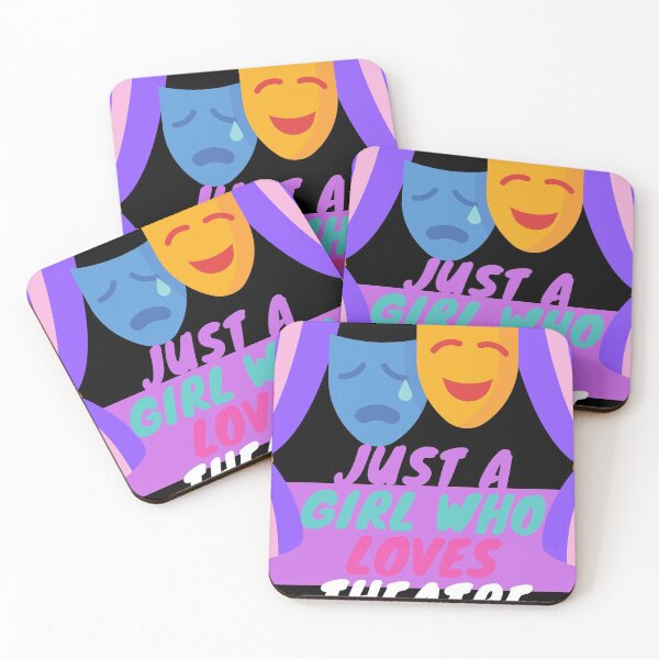 Item preview, Just a Girl Who Loves Theatre gift designed and sold by Best Seller ⭐⭐⭐⭐⭐ (586).
