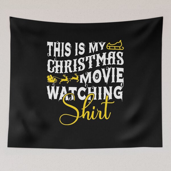 Item preview, This is My Christmas Movie Watching Shirt designed and sold by Eamali.