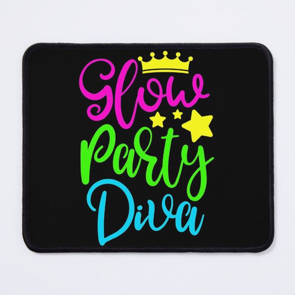 Item preview, Glow Party Clothing Glow Party T Shirt Glow Party Diva designed and sold by NielsenLandry.