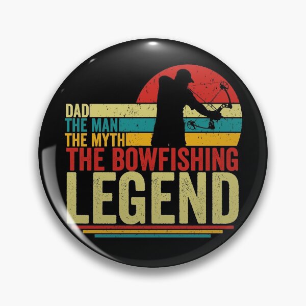 Item preview, Dad The Bowfishing Legend cooler vintage design bow fishing style designed and sold by QUEEN-WIVER.